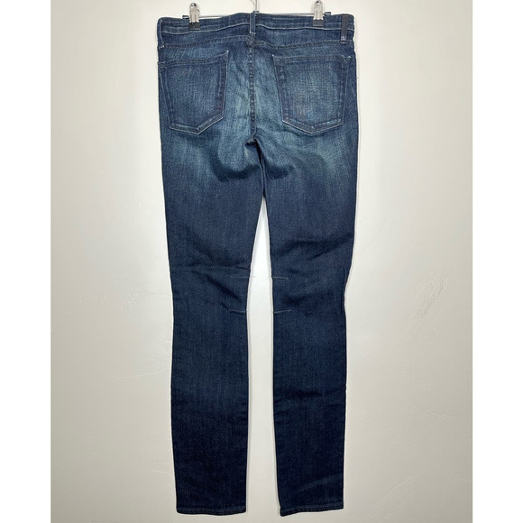 Helmut Lang Dark Wash Mid Rise Skinny Denim Jeans Womens Size 28 - Picture 7 of 10